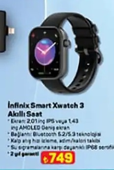 Infinix Smart Xwatch 3 Akıllı Saat
