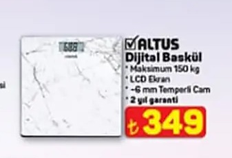Altus Dijital Baskül