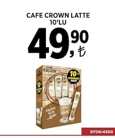 Cafe Crown Latte 10'Lu