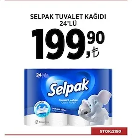 Selpak Tuvalet Kağıdı 24'Lü