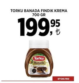 Torku Banada Fındık Krema 700 Gr
