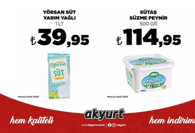 Yörsan Süt Yarim Yağli 1 Lt