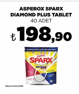 Asperox Sparx Diamond Plus Tablet 40 Adet