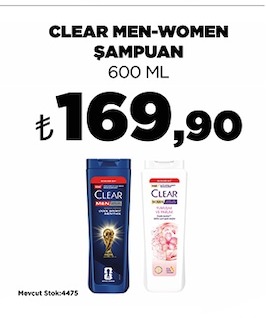 Clear Men-Women Sampuan 600 Ml