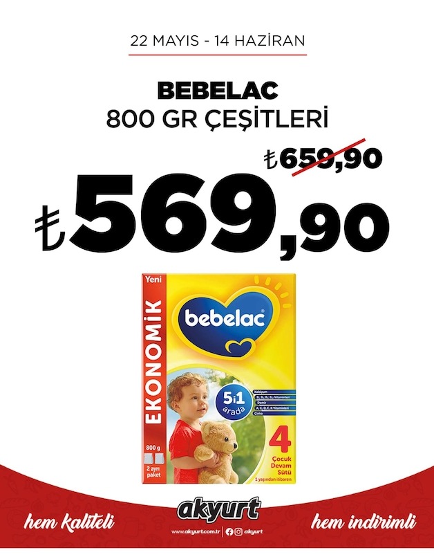 Bebelac 800 Gr Çeşitleri