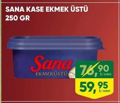 Sana Kase Ekmek Üstü 250 Gr
