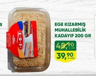 Ege Kızarmış Muhallebilik Kadayıf 200 Gr
