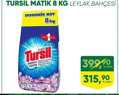 Tursil Matik 8 Kg Leylak Bahçesi