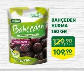 Bahçeden Hurma 150 Gr