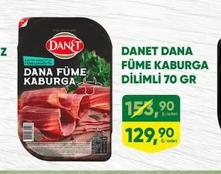 Danet Dana Füme Kaburga Dilimli 70 Gr