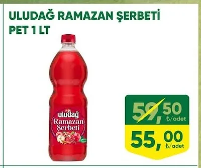 Uludağ Ramazan Şerbeti̇ Pet 1 Lt