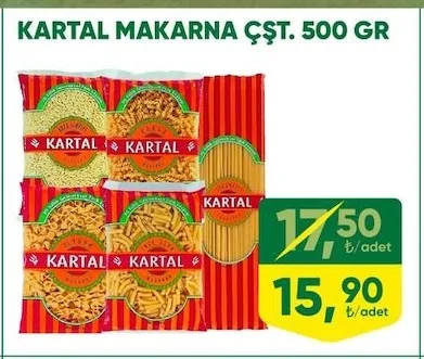 Kartal Makarna Çeşitleri 500 Gr
