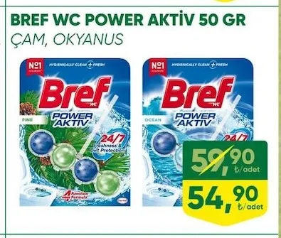 Bref Wc Power Aktif 50 Gr