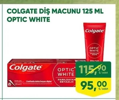Colgate Diş Macunu 125 Ml Optic White