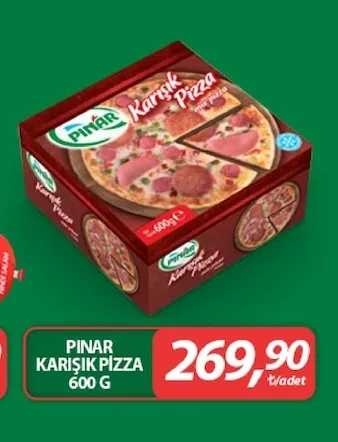 Pinar Karişik Pi̇Zza 600 G
