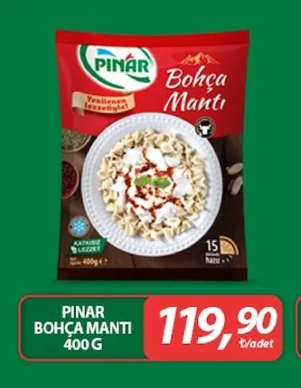 Pinar Bohça Manti 400 G