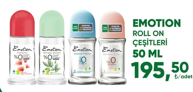 Emotion Roll On Çeşitleri 50 Ml