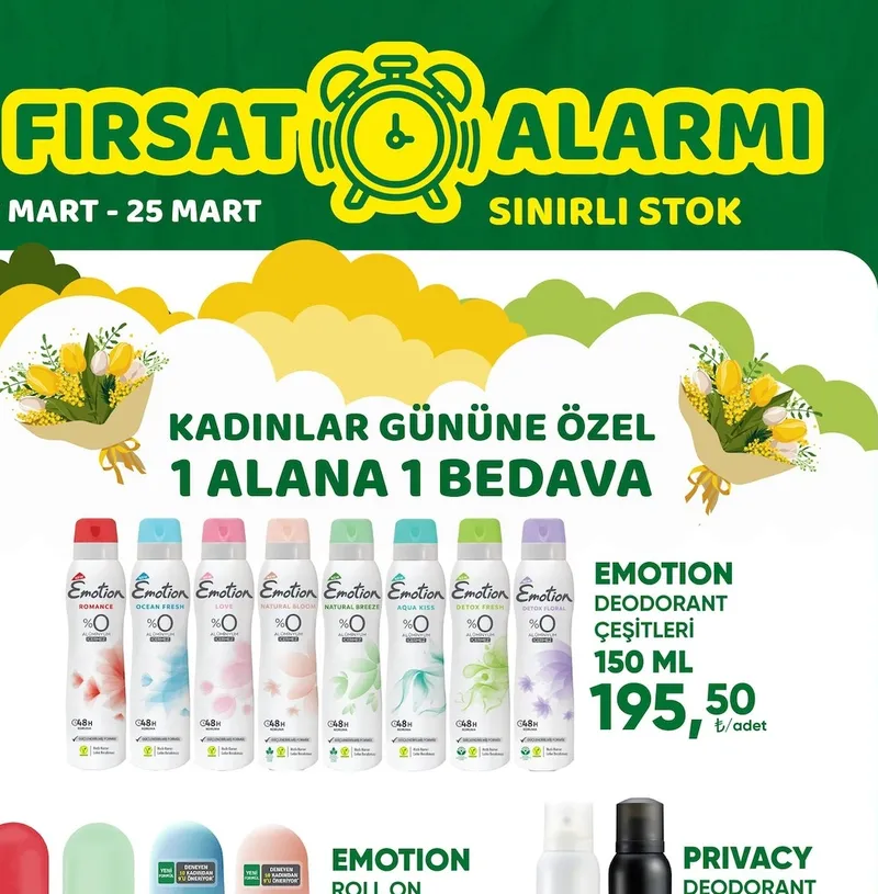 Emotion Deodorant Çeşitleri 150 Ml