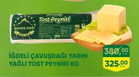 İğdeli Çavuşdağı Yarim Yağli Tost Peyniri Kg