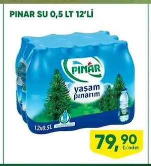 Pınar Su 0.5 Lt 12'Li