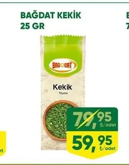 Bağdat Kekik 25 Gr