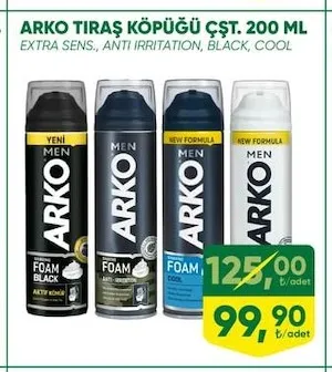 Arko Tıraş Köpüğü Çst. 200 Ml