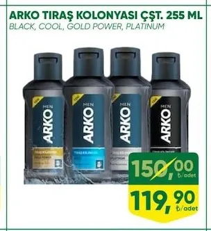 Arko Tıraş Kolonyası Çst. 255 Ml