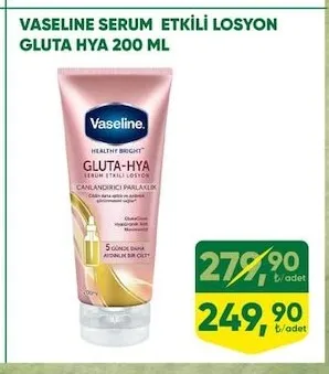 Vaseline Serum Etkili Losyon Gluta Hya 200 Ml