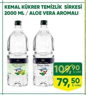 Kemal Kükrer Temizlik Sirkesi 2000 Ml