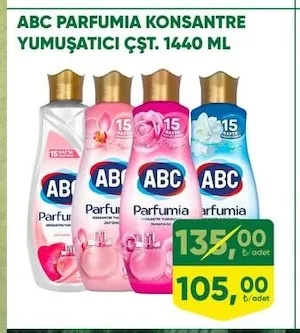 Abc Parfumia Konsantre Yumuşatici Çst. 1440 Ml