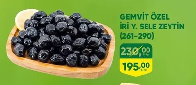 Gemvit Özel İri Y. Sele Zeytin (261-290)