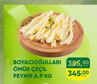 Boyacıoğulları Ömür Çeçil Peynir A.P Kg