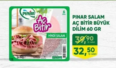 Pinar Salam Aç Bitir Büyük Dilim 60 Gr
