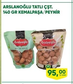 Arslanoğlu Tatlı Çst. 140 Gr Kemalpaşa/Peynir
