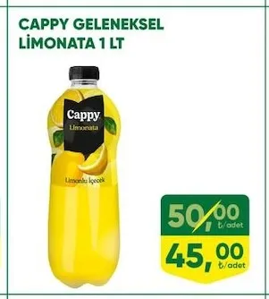 Cappy Geleneksel Limonata 1 Lt