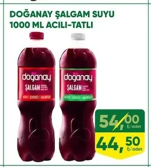 Doğanay Şalgam Suyu 1000 Ml Acılı-Tatlı