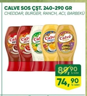 Calve Sos Çşt. 240-290 Gr