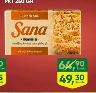 Sana Hamurişi Prt 250 Gr