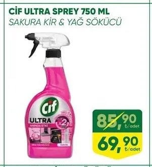 Cif Ultra Sprey 750 Ml