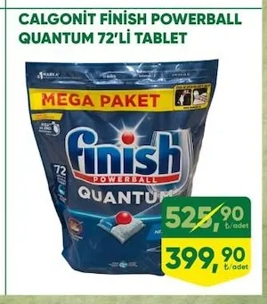 Calgonit Finish Powerball Quantum 72'Li Tablet