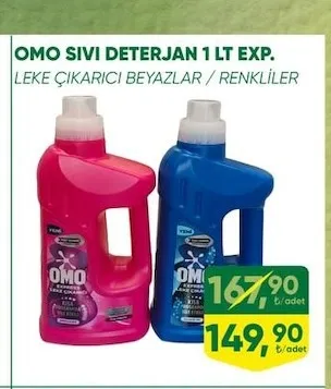 Omo Sıvı Deterjan 1 Lt Exp