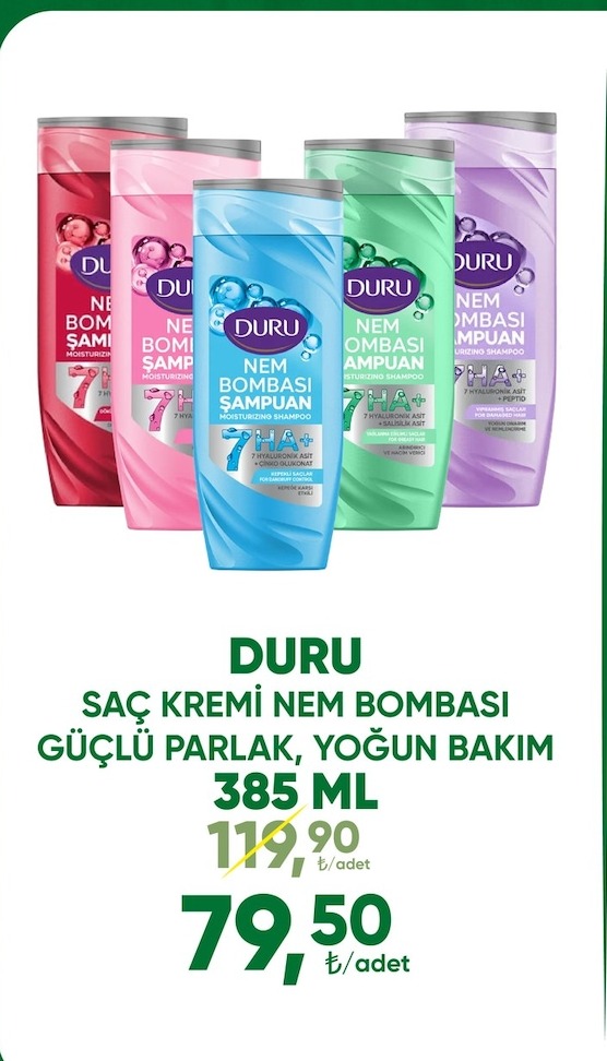 Duru Saç Kremi Nem Bombası Güçlü Parlak, Yoğun Bakım 385 Ml