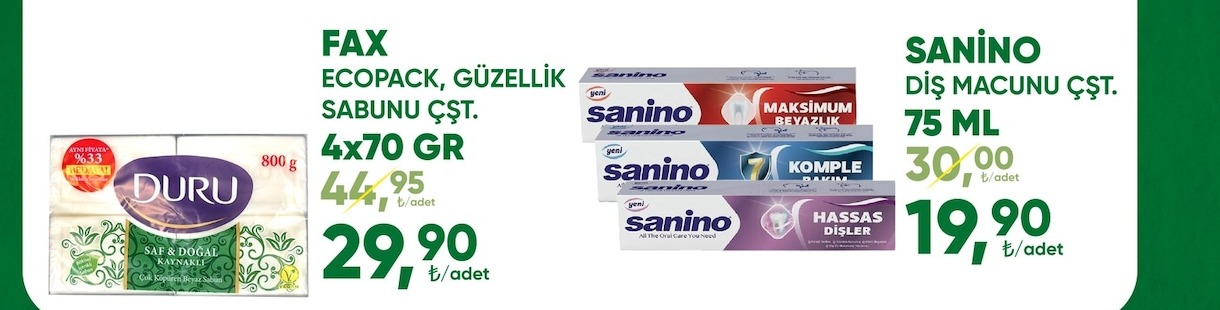 Sanino Diş Macunu Çeşitleri 75 Ml