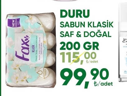 Duru Sabun Klasik Saf & Doğal 200 Gr