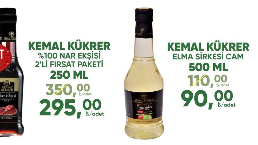 Kemal Kükrer %100 Nar Ekşisi 2'Li Fırsat Paketi 250 Ml
