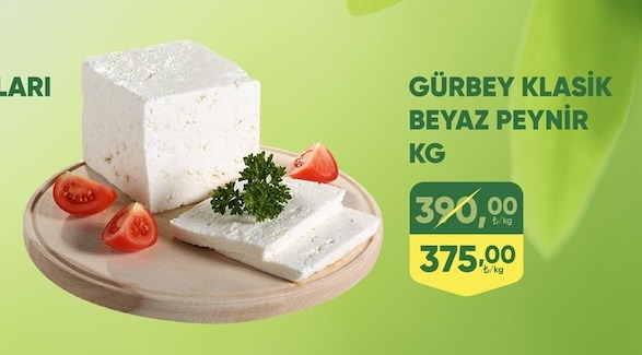 Gürbey Klasik Beyaz Peynir Kg
