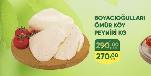 Boyacioğullari Ömür Köy Peyniri Kg