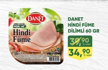 Danet Hindi Füme Dilimli 60 Gr