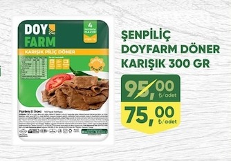 Şenpiliç Doyfarm Döner Karışık 300Gr