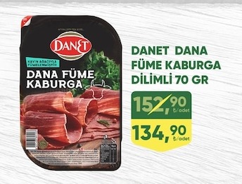 Danet Dana Füme Kaburga Dilimli 70Gr